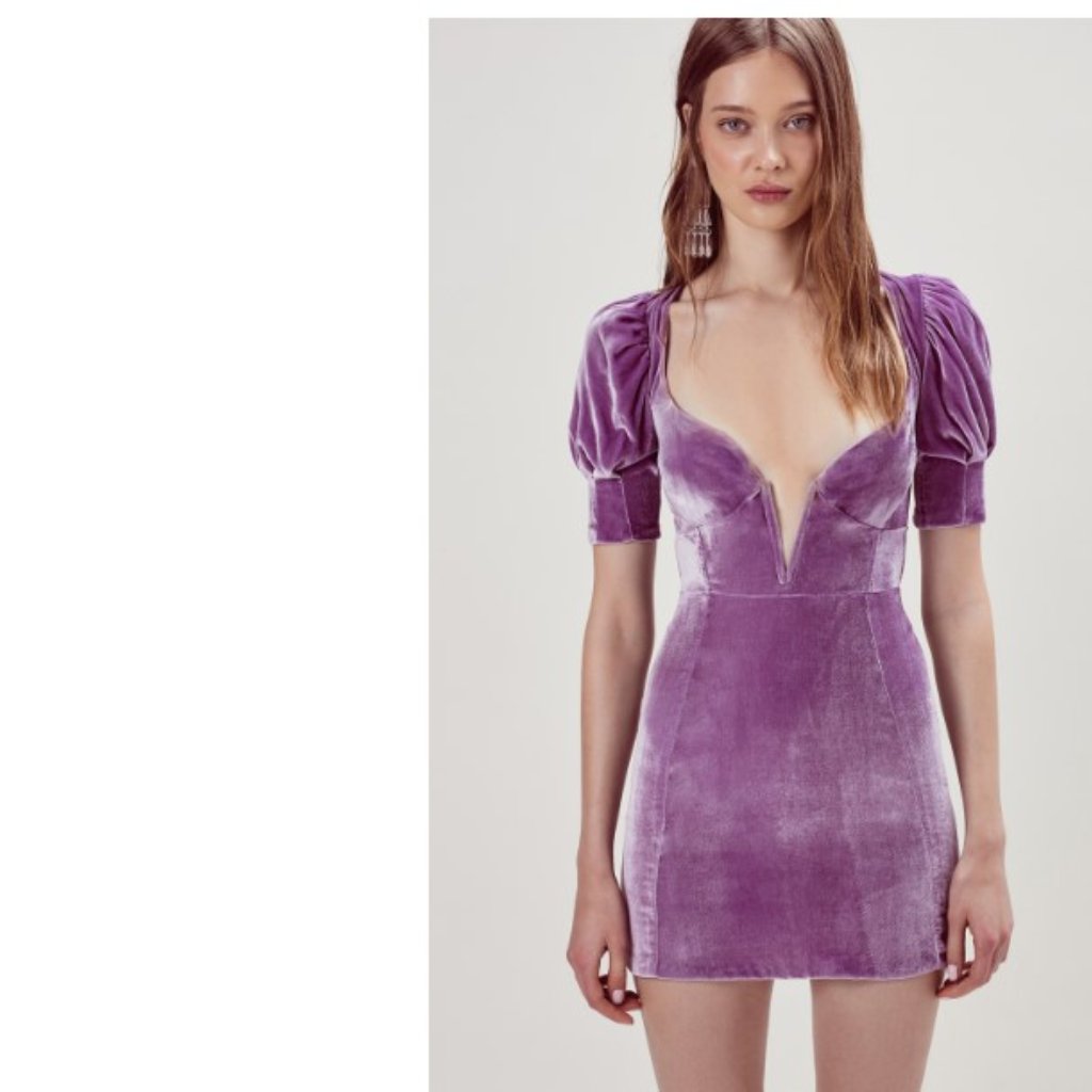 Nwt. For Love & Lemons Mini Dress Sz Xs.